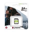MEMORIA SD 64GB KINGSTON SDHC CANVAS SELECT PLUS