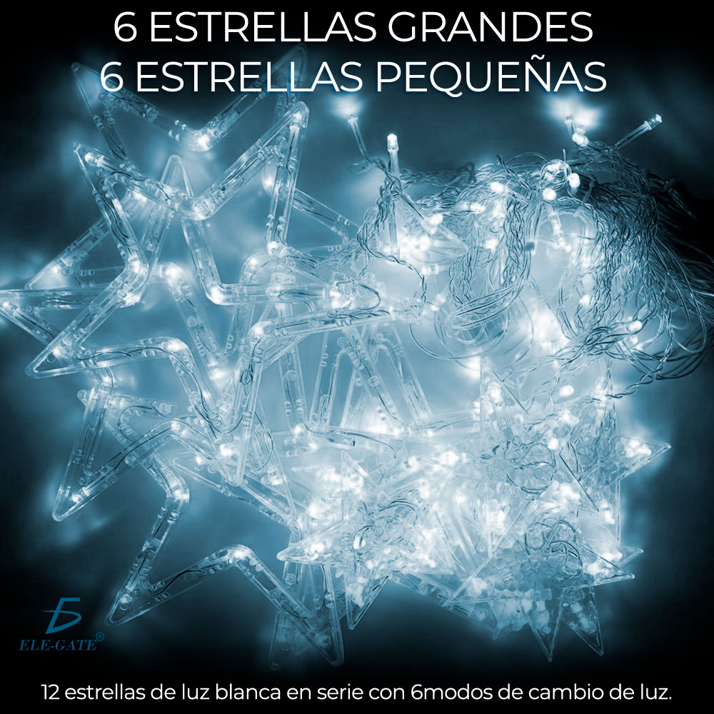 Serie De Estrella LED.40 Decoración Navideña Elegate