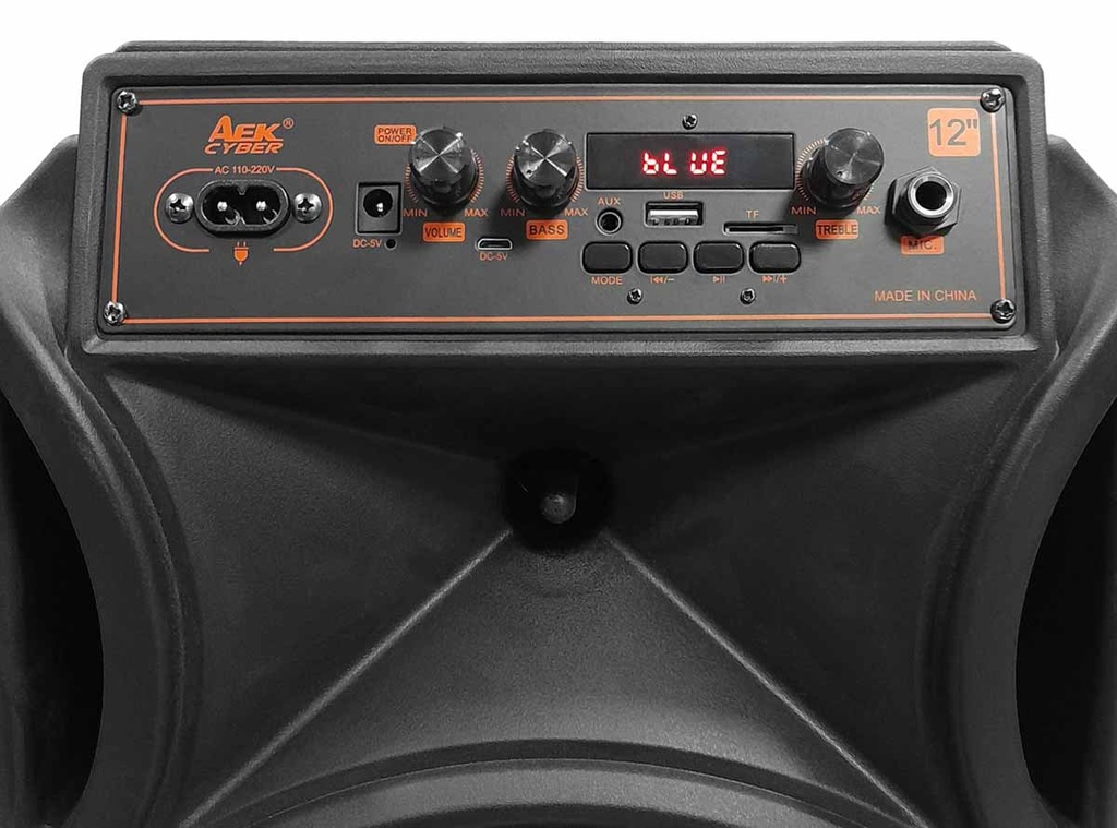 Bocina 12 Pulgadas S-11205 Micrófono Bluetooth Luz Led Link Bits