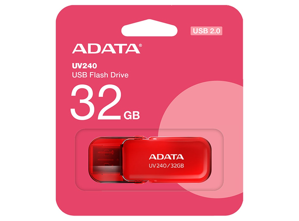 USB 32GB Adata UV240 Rojo 2.0