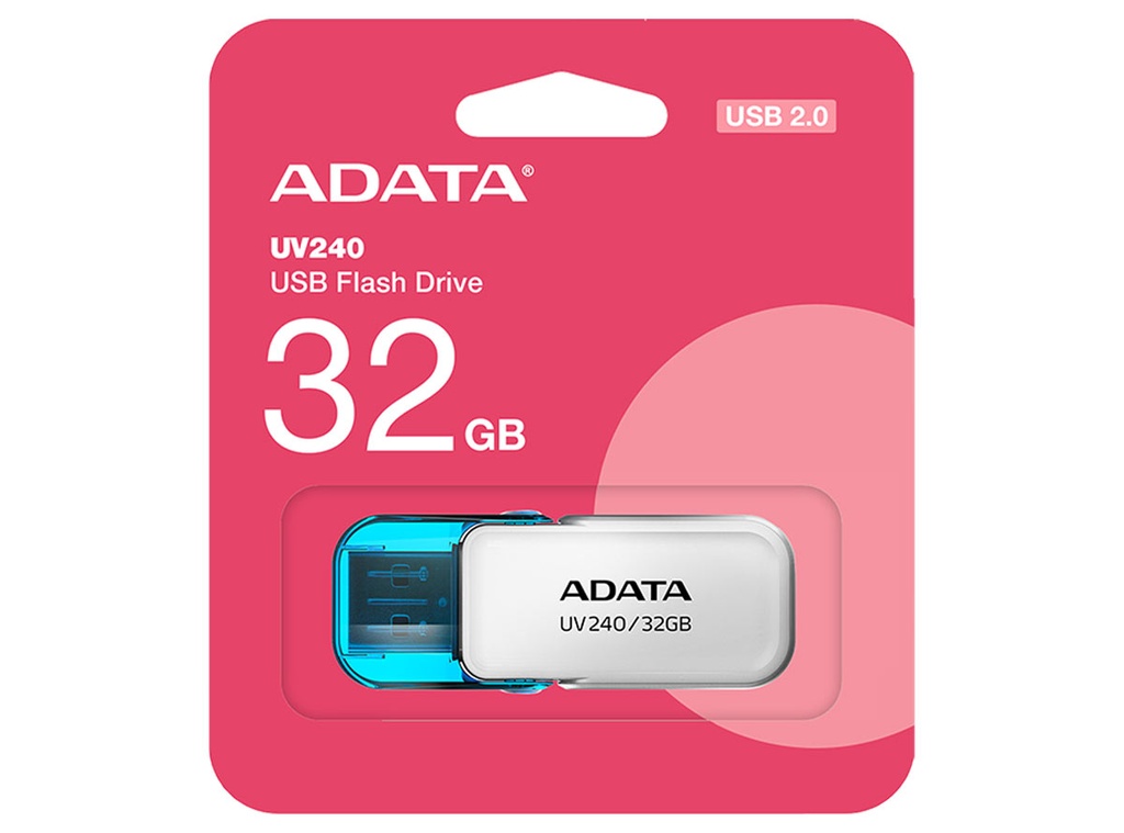 USB 32GB Adata UV240 Blanco 2.0