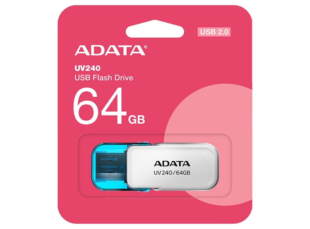 USB 64GB Adata UV240 Blanco 2.0