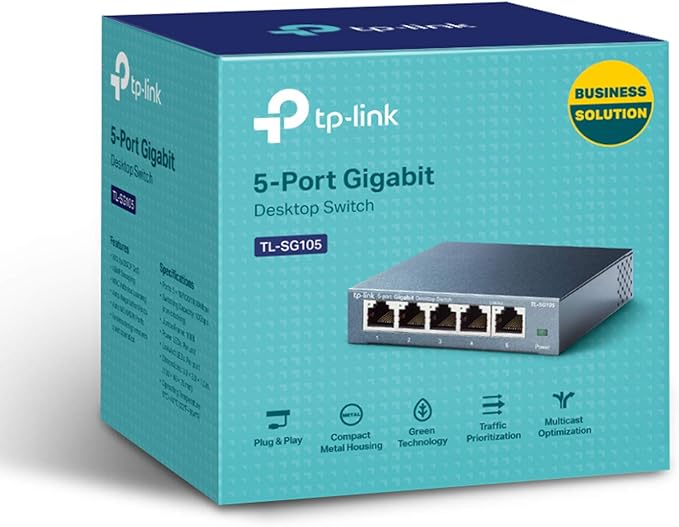 Switch Escritorio Tp-Link TL-SG105 5 Puertos Giga DOA30