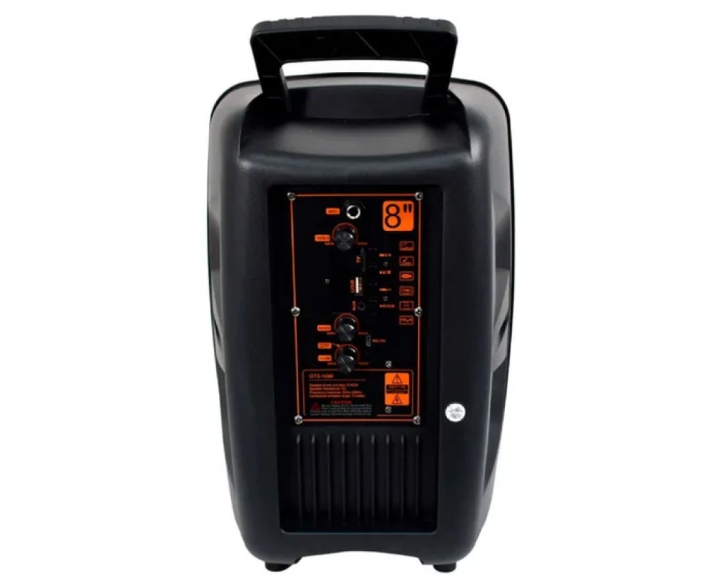 Bocina 8 Pulgadas SA8049T Micrófono Con Control Bluetooth Luz Led