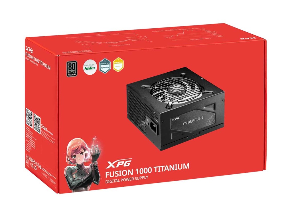 Fuente De Poder CYBERCORE1000P-BKCUS 1000W CYBERCORE XPG