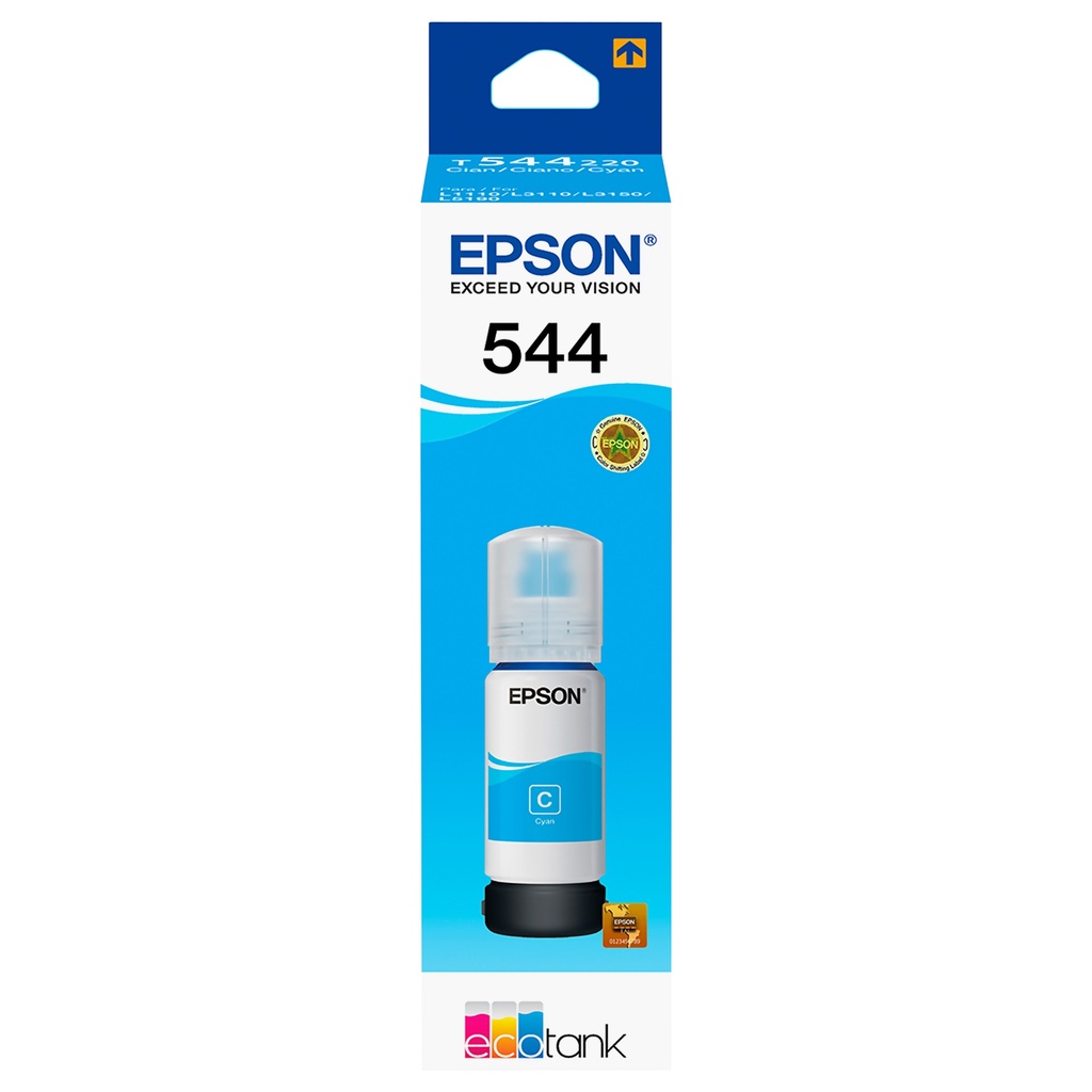 BOTE TINTA EPSON T544 CYAN 65ML ORIGINAL