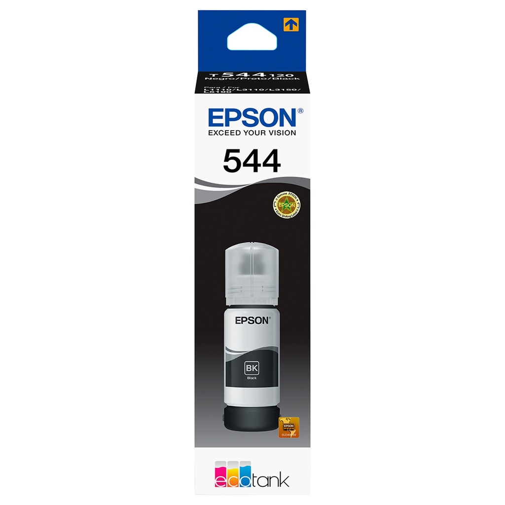 BOTE TINTA EPSON T544 NEGRO 65ML ORIGINAL