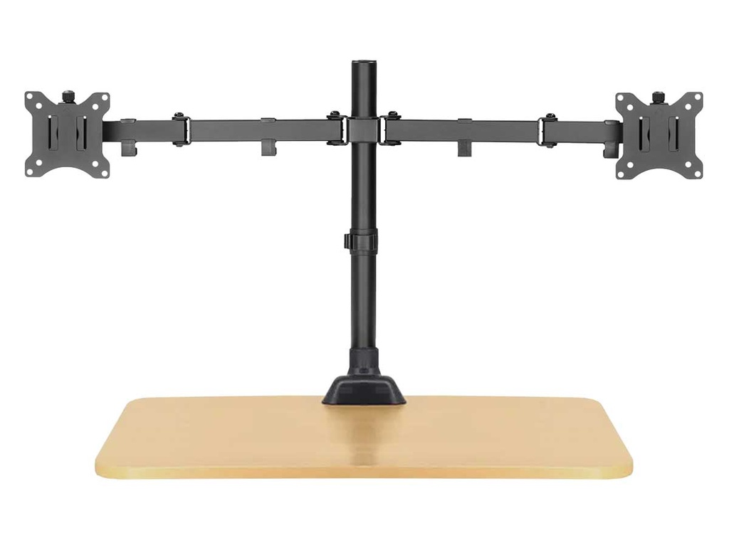 Soporte Doble Brazo Para Monitor Ajustable 17 A 32 Hasta 9kg