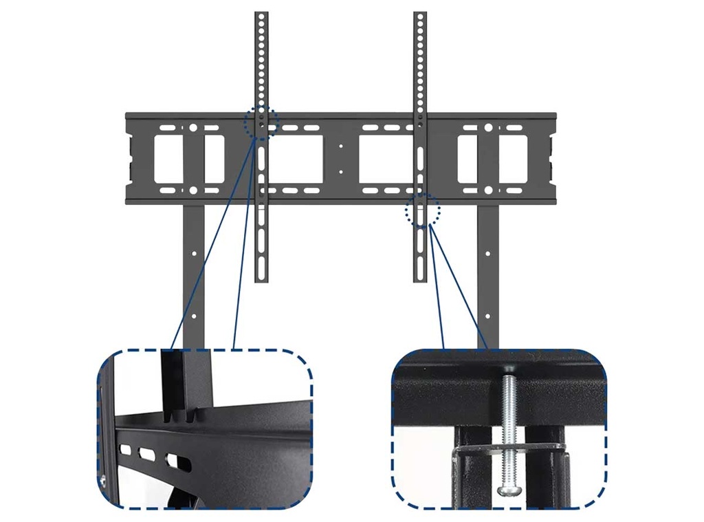 Soporte De Piso Para Tv Movil Repisa De 50 A 100 100kg