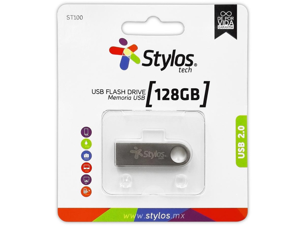 USB 128GB Stylos STMUSB5B ST100