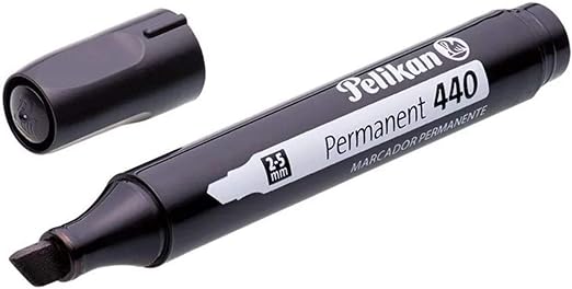 Marcador Permanente Pelikan Negro 440 Caja Con 10 Piezas