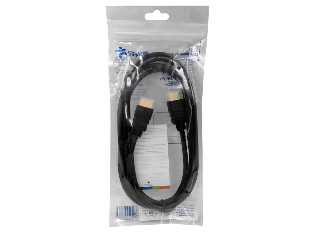 Cable HDMI Stylos STACHD3B 2m Negro