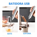 Batidor Electrice Portátil HOG.96 Recargable Leche Café Huevo