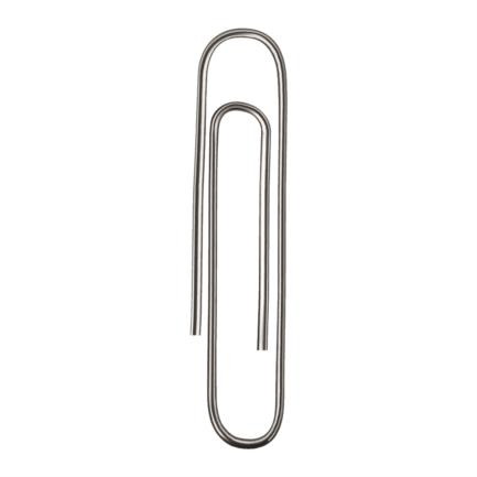 Clip Jumbo Nextep Niquelado 50mm 100 Piezas