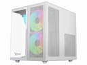 Gabinete Xzeal XZGAMC1W Cubo M-ATX Blanco 3FanARG