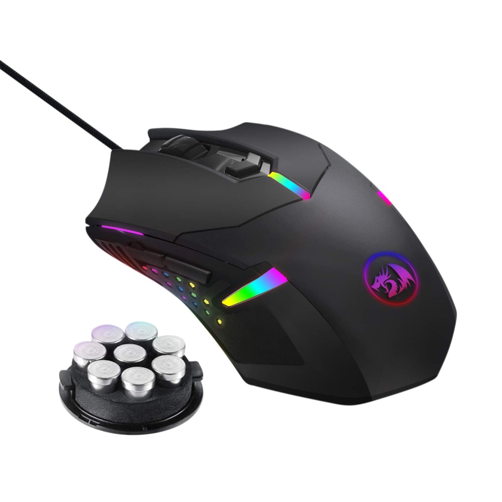 Mouse Gamer 2 Black M601-RGB RGB7200 Redragon