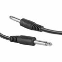 Extensión Para Guitarra 6.3 Pulgadas 11-6072 Monoaural PVC Negro