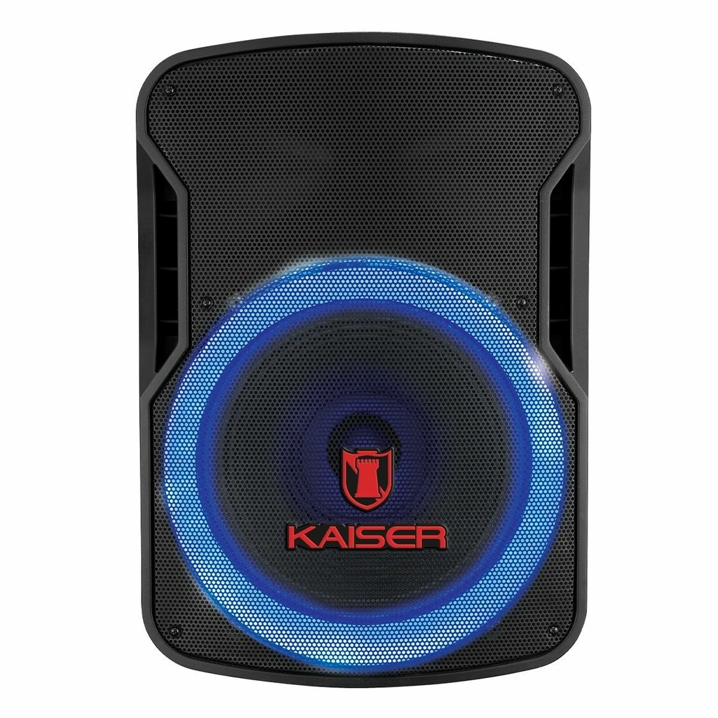 Bocina 15 Pulgadas Mitzu GEM-9515 Aux Fm Usb 1 Micrófono Alámbrico