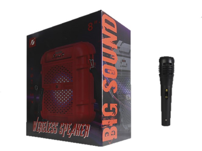 Bocina 8 Pulgadas KTS-1947 Bluetooth Incluye Micrófono