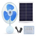 Ventilador Solar 12 Pulgada AIRS25W08 3 Velocidades 25W Megaluz