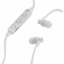 Audífonos Mitzu MH-9220WH Bluetooth Con Cable Plano Blancos