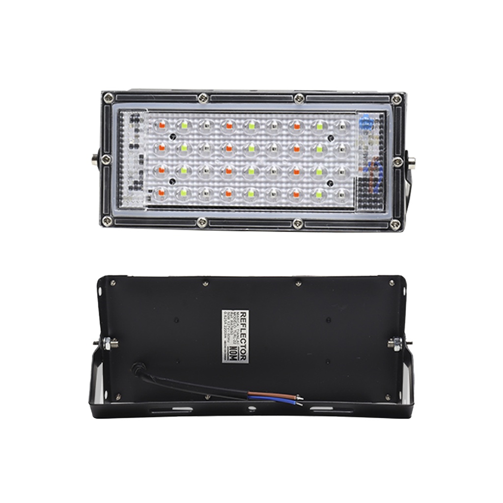 Reflector Led 50w R47W50 Rgb Control Remoto Exterior
