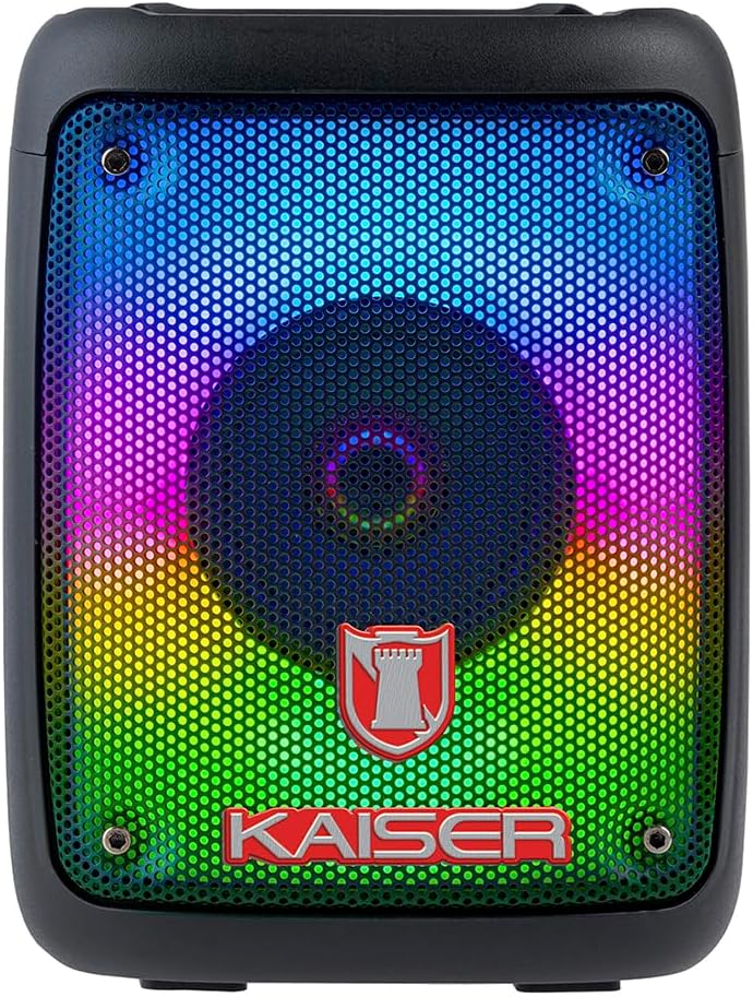 Bocina 3 Pulgadas KSW-7003 Kaiser Luz Flama FM Usb Aux 7W RMS