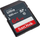 Memoria SD 64GB Sandisk Ultra