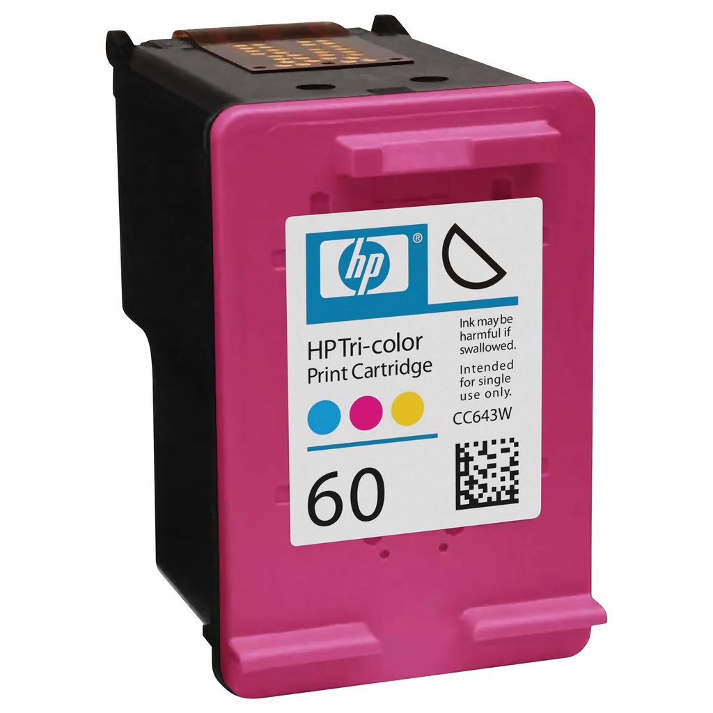 CARTUCHO TINTA HP 60 TRICOLOR ORIGINAL