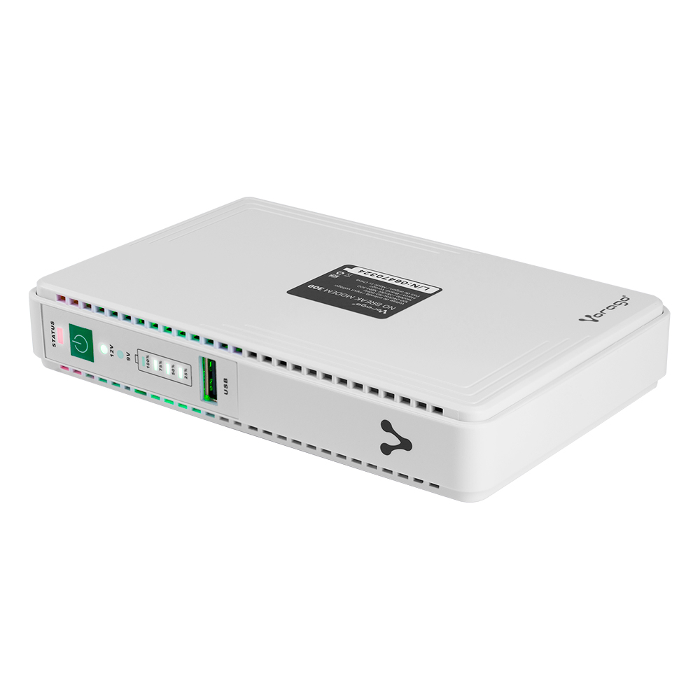 Mini No Break Vorago NBM-300 8,800 mAh 2 RJ45 1 Usb Para Modem