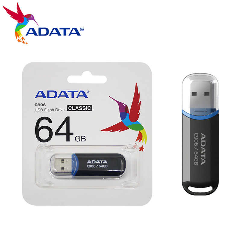 USB 64GB Adata C906 Negra 2.0