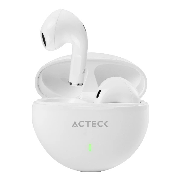 Audífonos Acteck SENSE EP230 Inalámbrico Bluetooth Intraaural Biauricular 30 mAh Blanco AC-935111