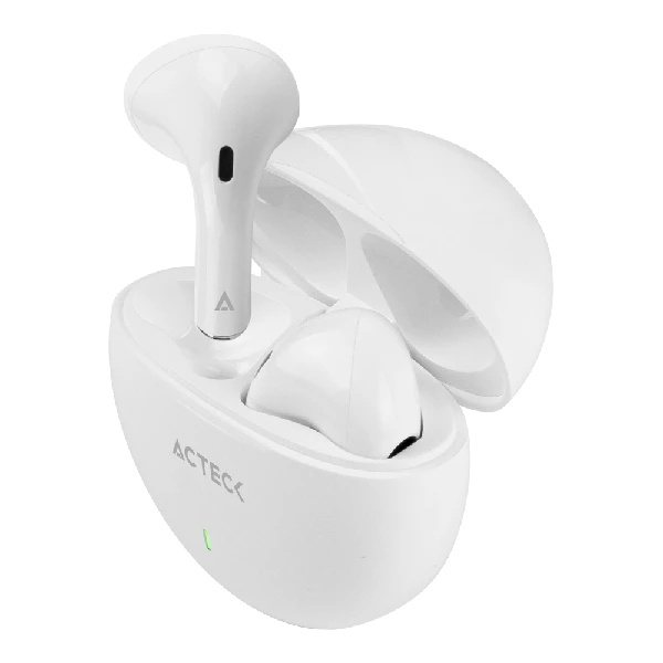 Audífonos Acteck SENSE EP230 Inalámbrico Bluetooth Intraaural Biauricular 30 mAh Blanco AC-935111