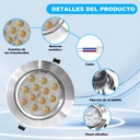 Luminario Led 12W Luz Blanca Cálida L06DC12W Megaluz