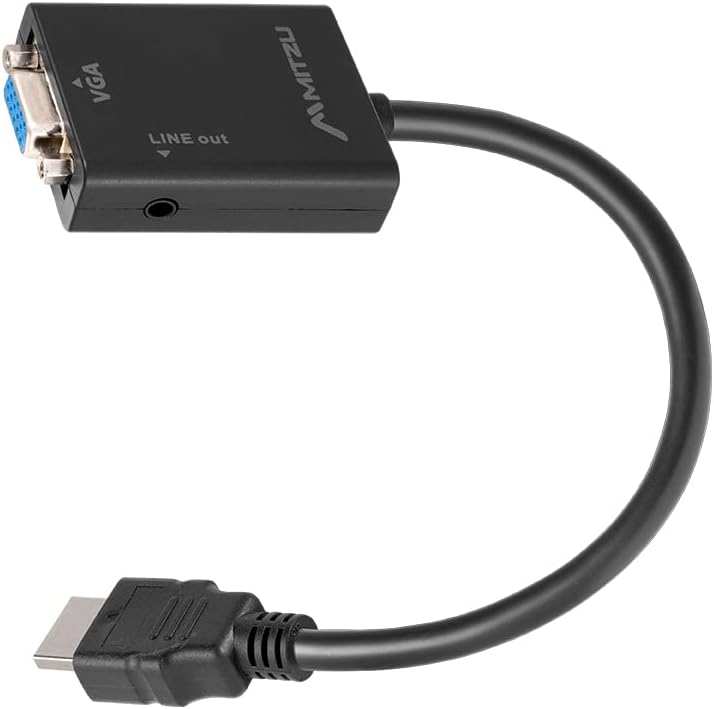 Convertidor de Hdmi a Vga Mitzu MHD-1020 Salida De Audio - 2 Pantallas
