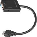Convertidor de Hdmi a Vga Mitzu MHD-1020 Salida De Audio - 2 Pantallas