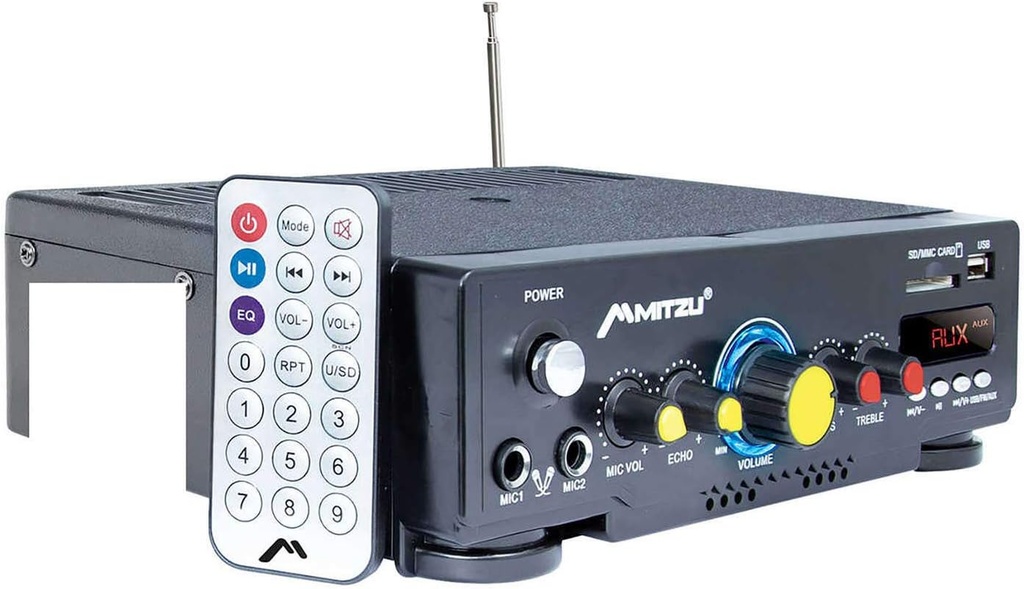 Amplificador De Audio Mitzu Usb PA-620USB
