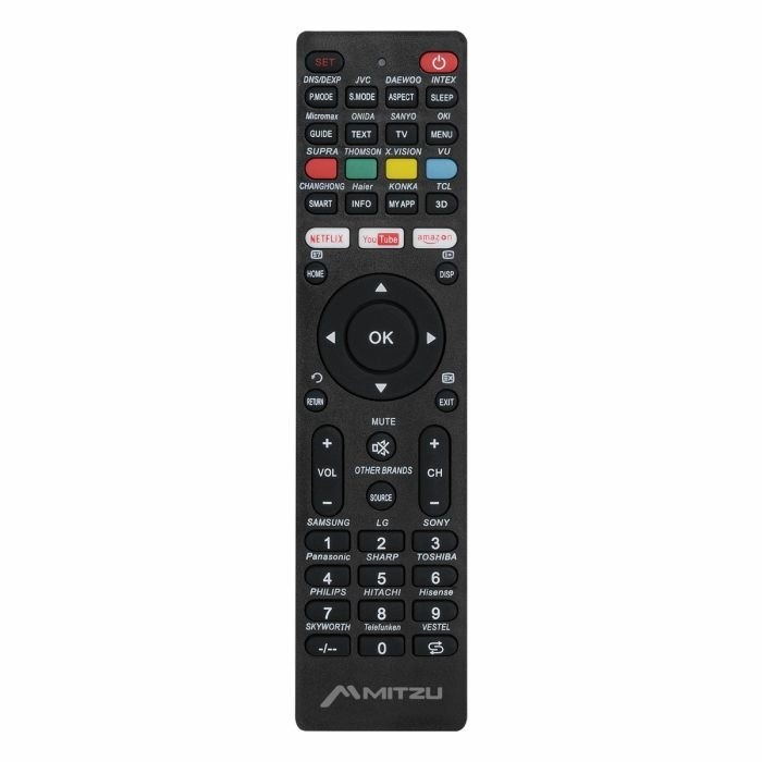 Control Remoto Universal Mitzu MRC-UNI13 Slim Con Accesos Directos
