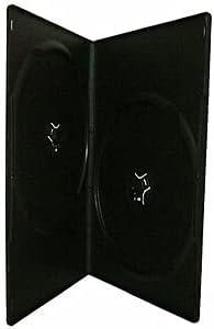ESTUCHE DVD 7MM ULTRA SLIM DOBLE NEGRO