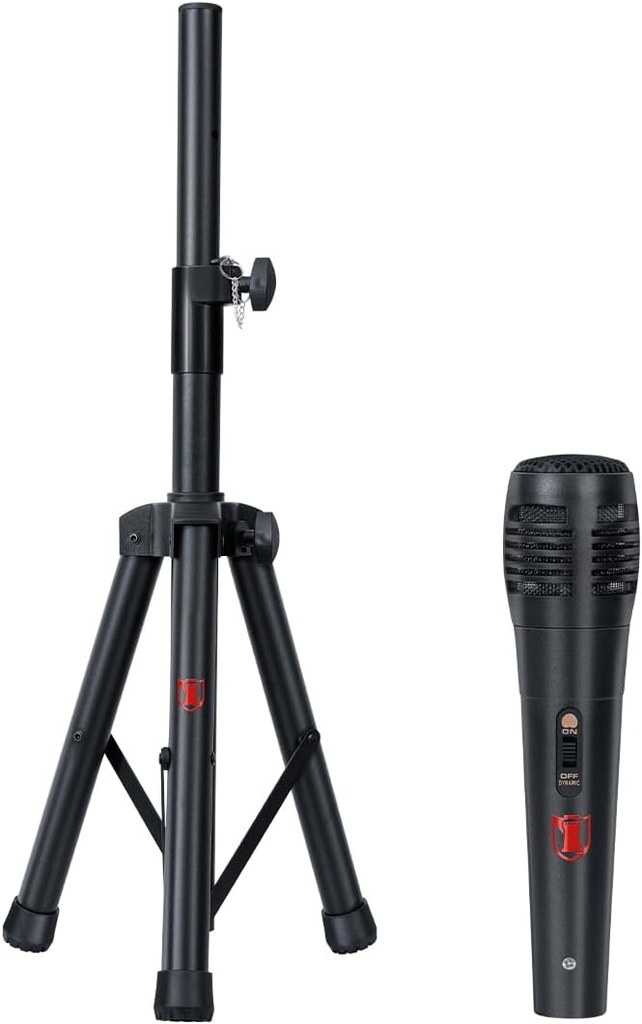 Bocina 15 Pulgadas Kaiser MSA-7530MX Traslucida 25,000W Tripié Y Micrófono