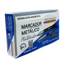 Paquete C/12 Marcador Permanente Metalico Pascua Plata (C.12) (C.144)