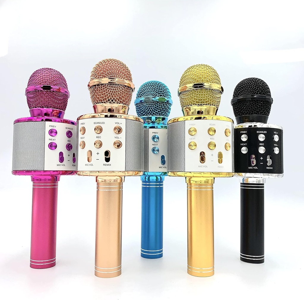Micrófono Bocina Bluetooth Link Bits MCM-004 Micro Sd Usb Radio Fm (C.60)