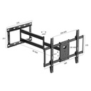 Soporte Tv Movil Lucky Owl CP643-FM3280 32 a 80 Pulgadas 600*400mm 40 Kg