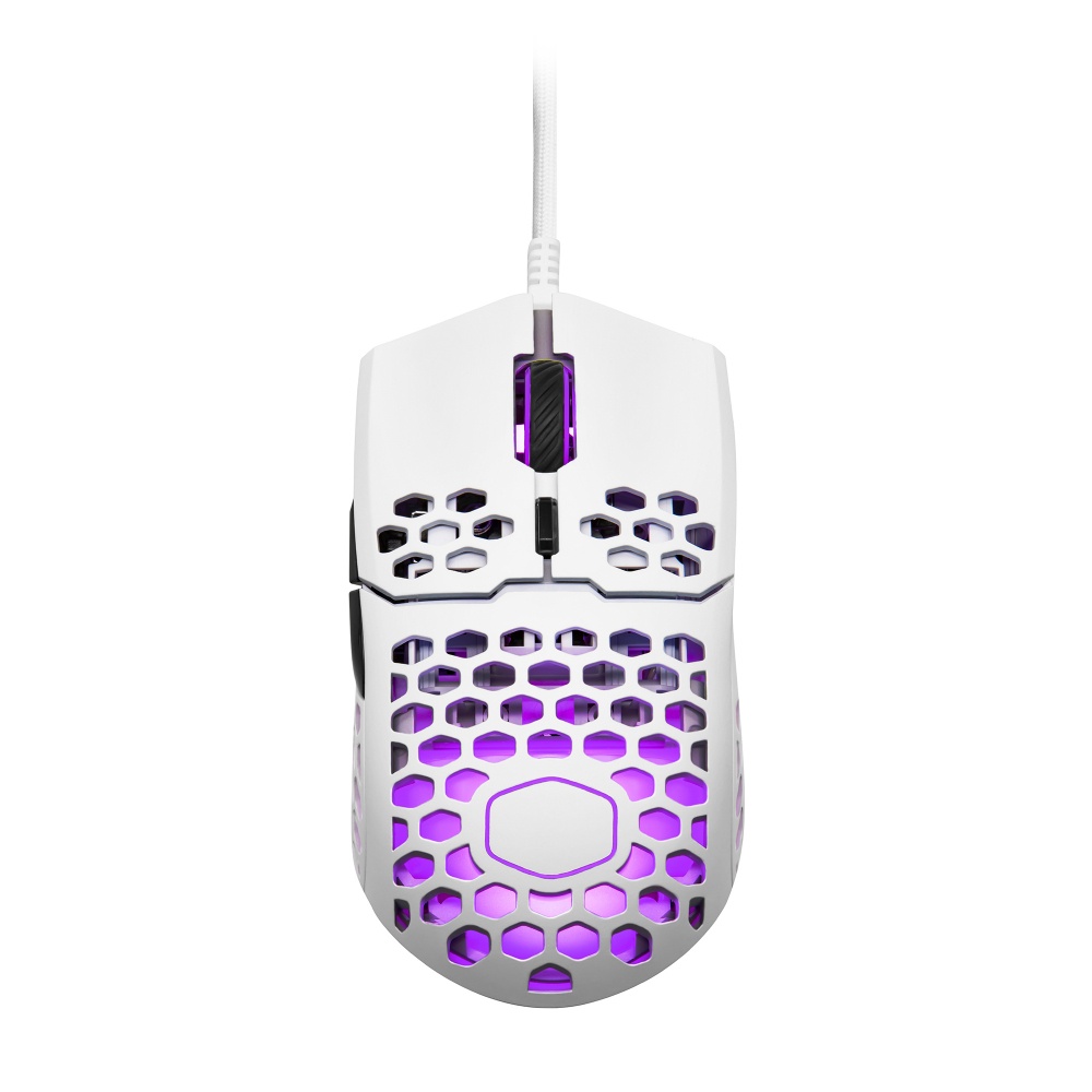 Mouse Cooler Master 14W MM-711-WWOL1  Blanco RGB 16K