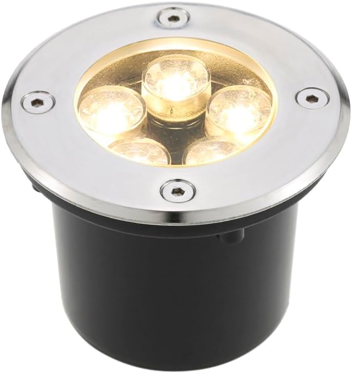 Lámpara Led Empotrable EP05W05 Piso Jardín 5W IP67 Luz Blanca Cálida Tianlai (C.50)