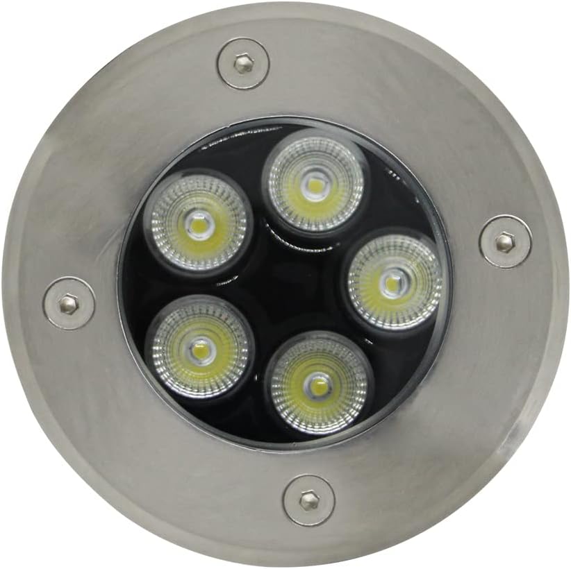 Lámpara Led Empotrable EP05W05 Piso Jardín 5W IP67 Luz Blanca Cálida Tianlai (C.50)