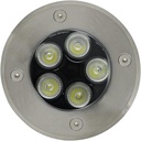 Lámpara Led Empotrable EP05W05 Piso Jardín 5W IP67 Luz Blanca Cálida Tianlai (C.50)