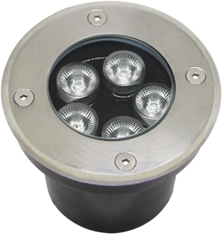 Lámpara Led Empotrable EP05W05 Piso Jardín 5W IP67 Luz Blanca Cálida Tianlai (C.50)
