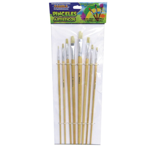 [PIN-KHAB08] Empaque C/8 Pincel Pascua Artistico (C.24)