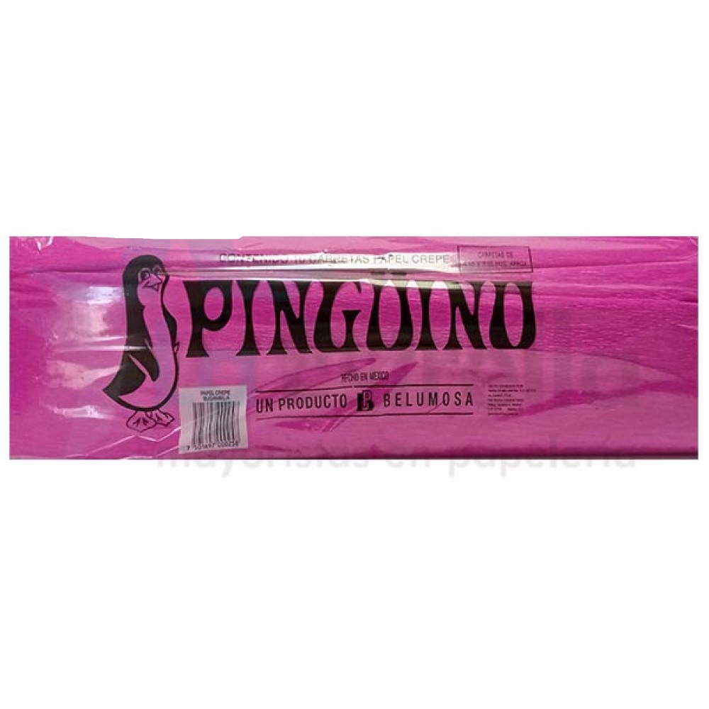 [PAQ10-CREPEBUGAMBILIA] Paquete C/10 Papel Crepe Pinguino Bugambilia